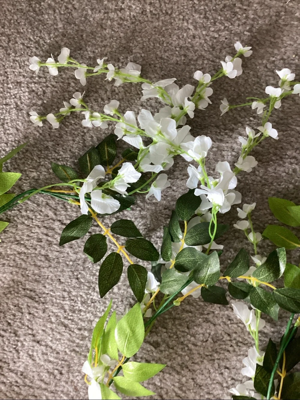 Faux Weeping Willow Garland - 3 included